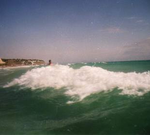 Moře na pláži Jandia