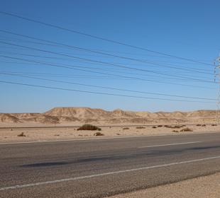 Fahrt durch die Wüste