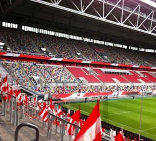 Ausblick auf`s Stadion