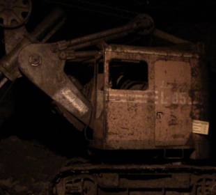 Alte Bergbaumaschinen