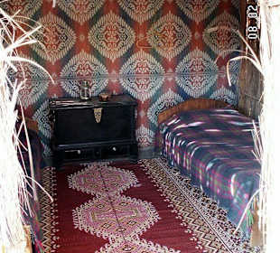 Innenraum der Hütte