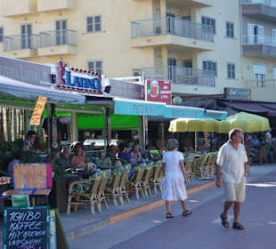Blick von der Strandpromenade