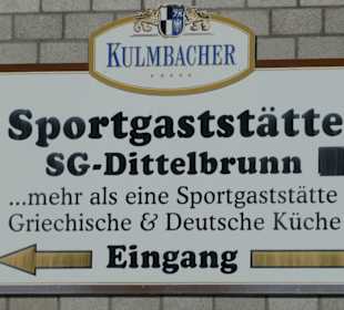 Sportgaststätte Dittelbrunn: griechisches Essen