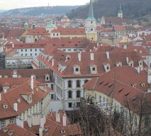 Blick vom Hradschin zur Stadt