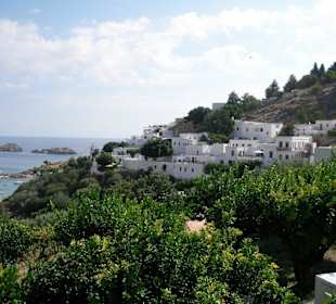 Unter der Akropolis von Lindos