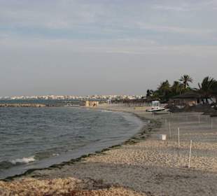 Strand gleich am Hafen