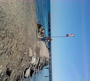 Steg an der Bucht von Cala Bona