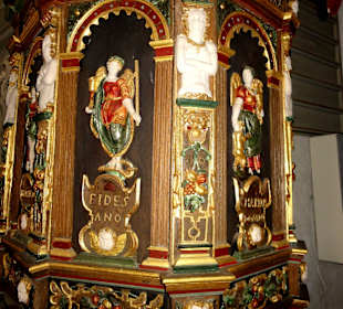 Details von der Kanzel der St.-Marien-Kirche