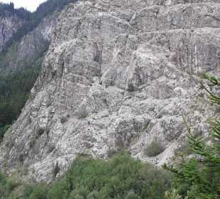 Felsenklettern am Obrejoch