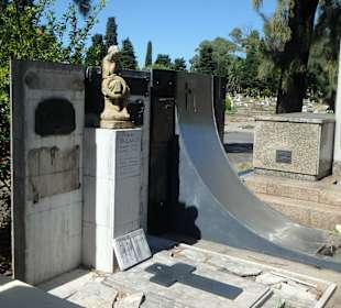 Teilansicht des Friedhofs