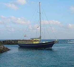 Hafen La Passe, La Digue, Seychellen