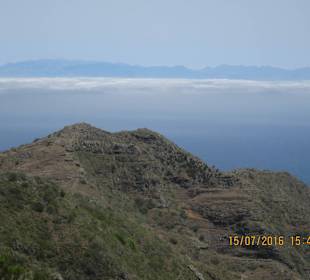 Anaga-Gebirge / im Hintergrund Gran Canaria