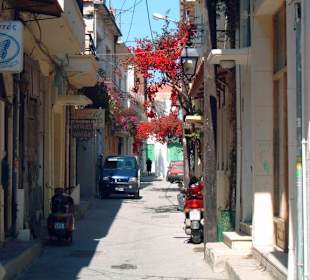Gasse in der Altstadt Rethymnons