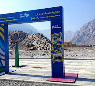 Stadtrundfahrt Khasab Bilderausstellung