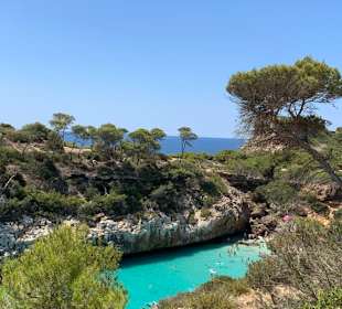 Die Bucht vom Weg aus fotografiert