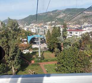 Alanya , Burg , Seilbahn , Strand