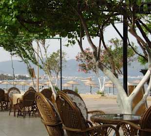 Schöner Biergarten, herrliche Aussicht