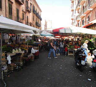 Wochenmarkt Mercato del Capo Palermo