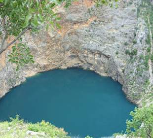 Roter See in Imotski