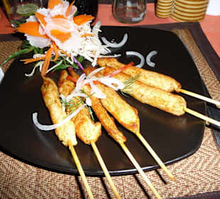 Essen im Luna Hut