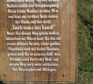 Bussen Schöpfungsweg Offingen