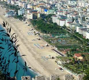 Kleopatrastrand mit seinen Hotels