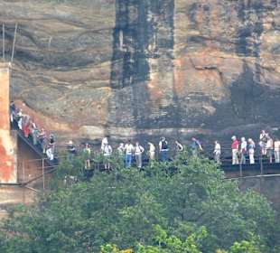 Sigiriyafelsen um 09:30 Uhr