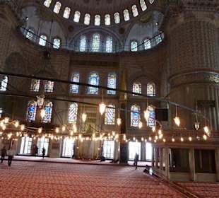 Blaue Moschee von innen