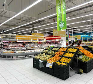 Blick in den Supermarkt