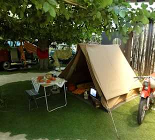 Camping-Idylle der 50er Jahre