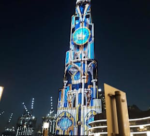 Burj Khalifa am Abend