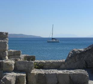 Agios Sefanos am Kamari Strand