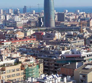 Ausblick vom Turm der Sagrada Familia