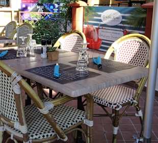 Plätze des Restaurants "Les Terrasses du Racou"