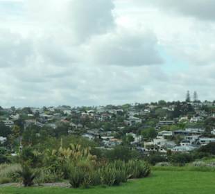 Mit dem Hop on Hop off Bus in Auckland unterwegs