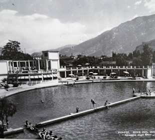 Historische Ansicht des Strandbades