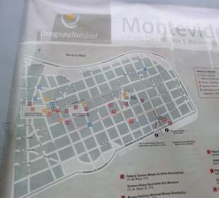 Übersichtsplan von Montevideo