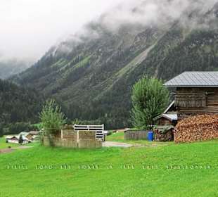 Ansicht in Mittelberg im Kleinwalsertal.