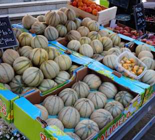 Impressionen vom Wochenmarkt in Argelès-Village