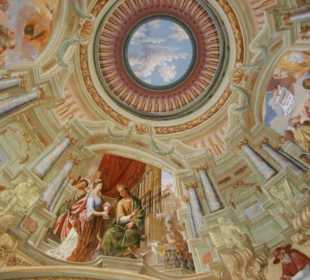 Wunderbare Deckengemälde