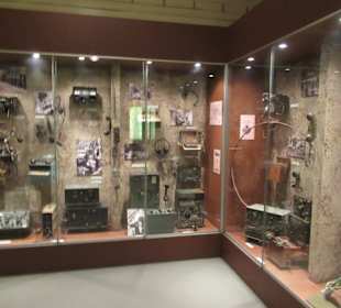 Halle der Nachrichtentechnik im Museum Lesany