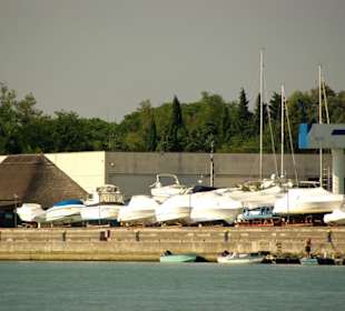 Yachthafen alle oben