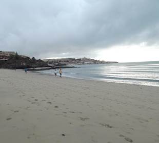 Der Strand "um die Ecke"