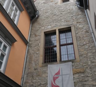 Blick zur Ägidienkirche (Krämerbrücke-Wenigemarkt)