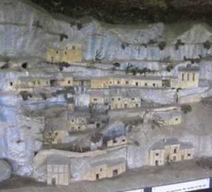 Modell der mittelalterlichen Festung