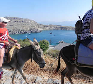 Дорога в Акрополь.Линдос