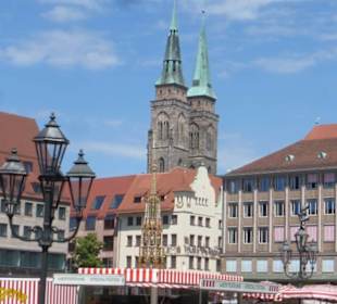Am Hauptmarkt von Nürnberg