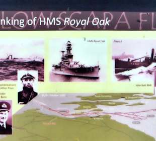 Gedenktafel für die Crew der HMS Royal Oak