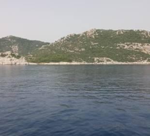 Die ersten Landsichtungen von Marmaris 