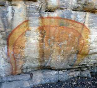 Felsmalereien im Kakadoo